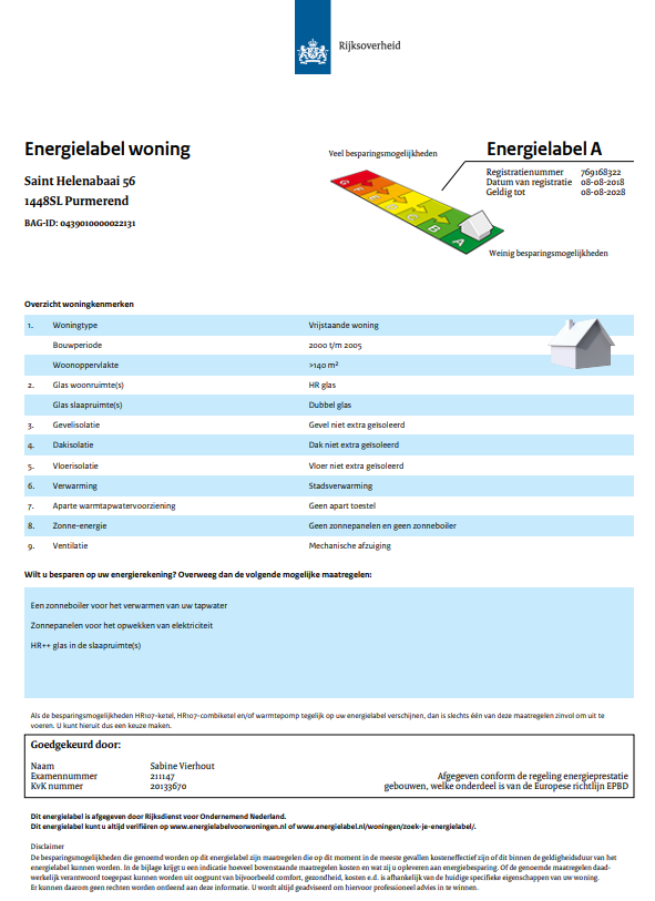 Te koop: Foto Woonhuis aan de Saint Helenabaai 56 in Purmerend