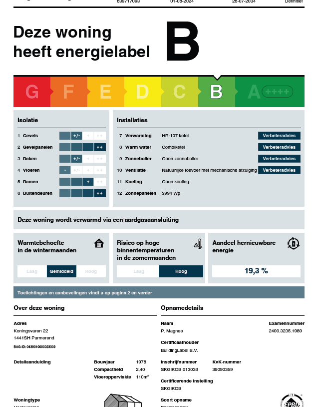 Te koop: Foto Woonhuis aan de Koningsvaren 22 in Purmerend