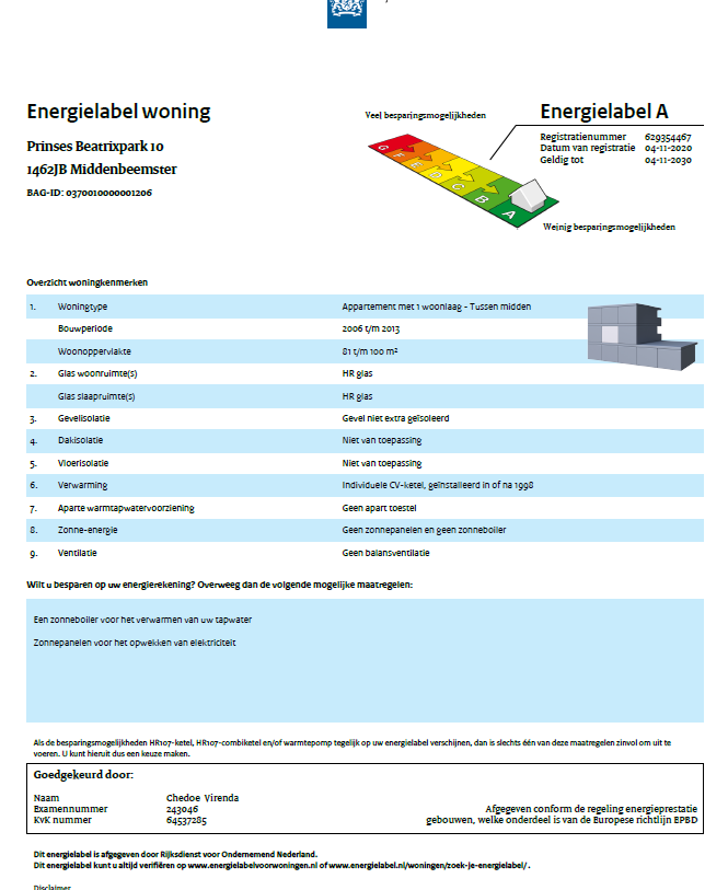 Te koop: Foto Appartement aan de Prinses Beatrixpark 10 in Middenbeemster