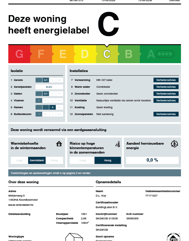 Te koop: Foto Woonhuis aan de Middenweg 9 in Noordbeemster