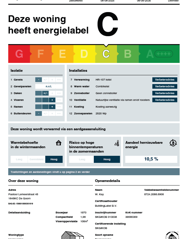 Te koop: Foto Woonhuis aan de Pastoor Lemeerstraat 48 in De Goorn