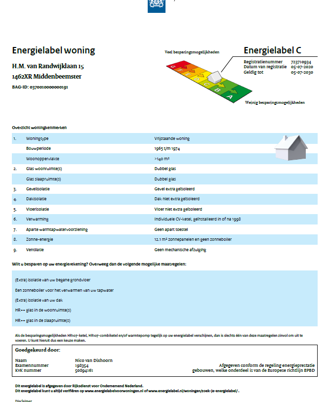 Te koop: Foto Woonhuis aan de H.M. van Randwijklaan 15 in Middenbeemster
