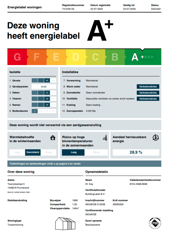 Te koop: Foto Woonhuis aan de Toendrastraat 5 in Purmerend